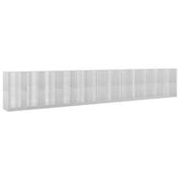 vidaXL Gabionas su 5 mm viela ir 5x2,5 cm tinkleliu 1200x100x200 cm