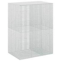 vidaXL Gabionas su 5 mm viela ir 5x2,5 cm tinkleliu 150x100x200 cm