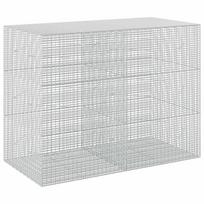 vidaXL Gabionas su 5 mm viela ir 5x2,5 cm tinkleliu 200x100x150 cm