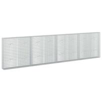 vidaXL Gabionas su 5 mm viela ir 5x2,5 cm tinkleliu 400x20x100 cm