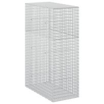 vidaXL Gabionas su 5 mm viela ir 5x2,5 cm tinkleliu 50x100x150 cm