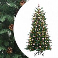 vidaXL Dirbtinė Sulankstoma Kalėdų Eglutė 180 cm 300 LED Šilta balta