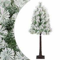 vidaXL Dirbtinė Sulankstoma Kalėdų Eglutė 120 cm PVC ir metalas