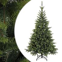vidaXL Dirbtinė Sulankstoma Kalėdų Eglutė 210 cm PVC ir metalas Žalia