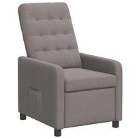 vidaXL Atlošiamasis fotelis Taupe 65 x 93 x 102 cm Audinys