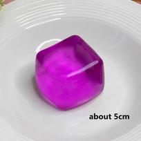 Žaislai Maltodekstrino Ledo Kubas Squishy Streso Malšinimo Suspaudžiamas Žaislas De-stresas Ledo Kubeliai Sensory Fidget Žaislas Anti-stresas Lėtai Atsistatantis violetinė