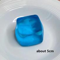 Žaislai Maltodekstrino Ledo Kubas Squishy Streso Malšinimo Suspaudžiamas Žaislas De-stresas Ledo Kubeliai Sensory Fidget Žaislas Anti-stresas Lėtai Atsistatantis mėlyna