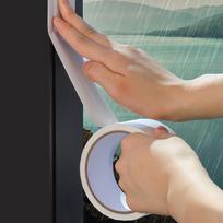 Insulating Tape for Window and Door Gaps White 10m brown