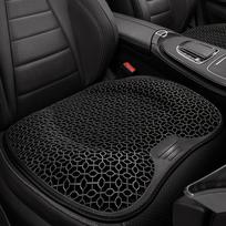 1 vnt. gelinis sėdynės pagalvėlė - korio rašto, skirta automobiliui/biurui | Kvėpuojanti ir skalbiama mašinoje, ergonomiška atrama ir lengva Polyester&Four Seasons juoda