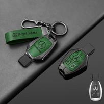 Apsauginė Raktų Dėklas Priedai Mercedes Benz A B C E Klasės GLS GLA GLK GLC CLS CLA AMG W204 W205 Automobilio Raktų Dėklas Dangtelis Korpusas QQ69 black