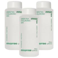 [Vegan Beauty] Innisfree Green Tea Hyaluronic Acid Skin 170ml 3 pcs white