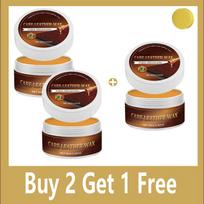Premium Beeswax Leather Conditioner for Furniture & Auto Upholstery Buy 2 Get 1 Free black