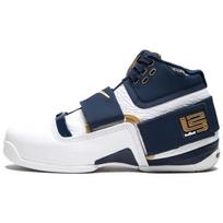 Nike LeBron Soldier 1 25 Straight Vyriški sportbačiai Mėlyni vidurnakčio tamsiai mėlyni balti AO2088-400 40 white