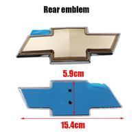 1pcs 3D ABS Car Front logo grill Rear Bumper tail door trunk Emblem  th9 sticker styling Accessories For Chevrolet 08-10 CAPTIVA For 08-10 CAPTIVA beige