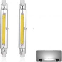 R7s 118mm 40w Led Bulb Cool White 6000k, 3000lm, J118 400w Halogen Lamp Equivalent, Dimmable, 360 De less