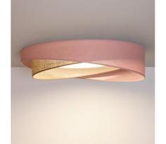 BRILAGI - LED reguliuojamas šviestuvas VELVET TWIST LED/36W/230V CCT, skersmuo 65 cm, WT rožinė/smėlinė + su nuotolinio valdymo pulteliu