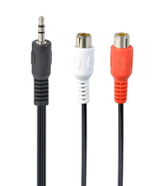 CABLE AUDIO 3.5MM TO 2RCA/SOCKET CCA-406 GEMBIRD