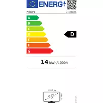 61cm/24'' (1920x1080) Philips B-Line 241B8QJEB 16:9 5ms HDMI DVI VGA DisplayPort VESA Pivot Speaker Full HD Black (Atnaujinta) (Atnaujinta)