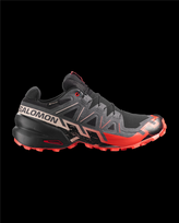 SALOMON shoes Speedcross 6 GTX black/black/fiery red/almond milk