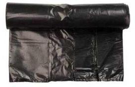 Multi Šiukšlių maišas su užtraukiamuoju virveliu 100 L 700x1010 mm 55 Juodas, 10 vnt./ritinyje (10 vnt.)