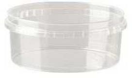 Multi Plastikinis puodelis Handy-safe 390 ml Ø122xH50 mm apvalus PP skaidrus, 200 vnt.