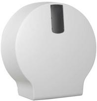 Abena Tualetinio popieriaus dozatorius Pristine Jumbo Maxi D13,5xW34xH35,5 cm plastikinis baltas maks. Ø30 cm (vnt.)
