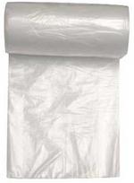 Multiline Šiukšlių maišų įdėklai 30 l 500x600 mm 15 my LDPE su užlenkimu kompaktiški permatomi, 50 vnt./ritinyje