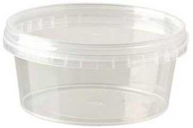 Multi Vienkartinė stiklinė 180 ml Ø92xH44,5 mm apvali PP permatoma 38 vnt. x 200 vnt./kartonas
