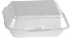 Multi Didelė mėsainių dėžutė 185x145x73 mm XPS balta HP2.4 150 vnt./dėžėje 2.4 pk
