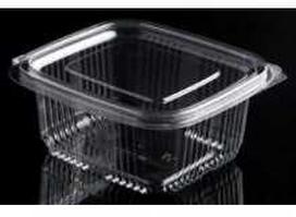 Multi Vienkartinė stiklinė Catersource 375 ml 85x97x53 mm kvadratinė su atlenkiamu dangteliu RPET permatoma, 10 pak. x 100 vnt./kartonas