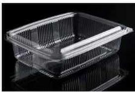 Multi Vienkartinė stiklinė Catersource 1250 ml 140x195x60 mm kvadratinė su atlenkiamu dangteliu RPET permatoma, 100 vnt.