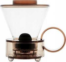 Clever Clever Dripper - Stiklinis kavos virimo aparatas 500ml, skaidrus rudas