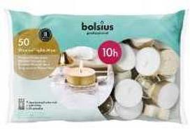 Multi Didelės arbatinės žvakės Ø6cm, dega 10 valandų, auksinės, 50 vnt., 5 pak. x 50 vnt./kartoninė dėžė