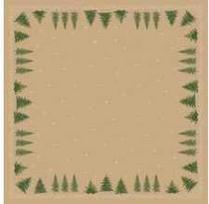 Staltiesė Stikdug Bio Dunicel 84 x 84 cm Humble Trees Ruda, 5 pak. x 20 vnt. x 1 vnt./kartonas