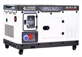 Konner & Sohnen Diesel KS GENERATOR dyzelinis KS 16-1/3E 12,8kW 230/400V, elektrinis starteris (EURO V)