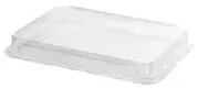 Multi Plastikiniai dangteliai Contrast X-Large 256x182x32 mm stačiakampiai APET permatomi, 4 pakuotės po 50 vnt./dėž.