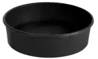 Multi Apvali salotų lėkštė 900 ml Ronda Wide+ Ø184x49 mm juoda, 6 pakuotės x 50 vnt./dėžėje