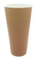 Multi Popierinis puodelis šaltiems gėrimams 50 cl Ø90xH168 mm popierius/PE rudas, 40 vnt./pak. (40 vnt.)