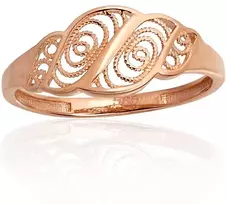Diamond Sky Jewelry Auksinis žiedas „Versailles VI“