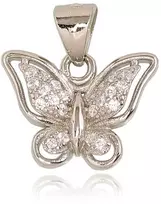 Diamond Sky Jewelry Sidabrinis pakabukas su cirkoniais „Butterfly VI“