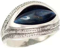 Diamond Sky Jewelry Sidabrinis žiedas su tigro akimi „Tiger Eye“