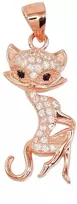 Diamond Sky Jewelry Sidabrinis pakabukas su cirkoniais „Katė II“