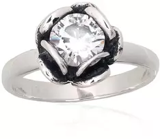 Diamond Sky Jewelry Sidabrinis žiedas su cirkoniais „Frozen Dew“