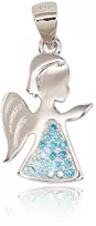 Diamond Sky Jewelry Sidabrinis pakabukas su cirkoniais „Angel X“