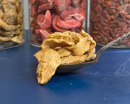 Ekologiški džiovinti obuolių žiedai - 100 g