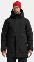 Didriksons vyriška žieminė parka AKILLES USX PARKA 3 - Juodas (Išankstinis užsakymas)