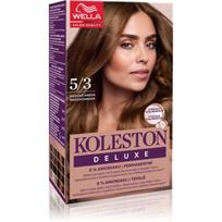 Wella Koleston Deluxe plaukų dažai be amoniako atspalvis 5/3 Light Gold Brown 100 ml