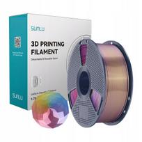 Sunlu Pla+ Silk 1.75mm 1kg - Spalvotas (mėlynas, Violetinis, Raudonas, Auksas)