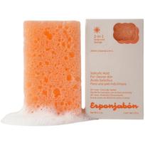 Esponjabon Salicylic Acid Cleansing & Hydrating Soap & Sponge 2-In-1 For Face & Body, 120 g