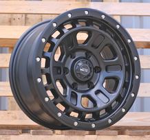 Ratlankis RACINGLINE 3S234 R17x8.5 6x139.7 ET 15 CB 106.1 (Black Half Matt) (1130 kg)